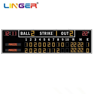 High Resolution Baseball LED Segment Digit Scoreboard mit hoher Erneuerungsrate
